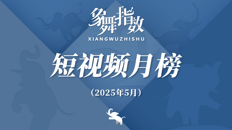 象舞指数｜短视频月榜（2025年5月）