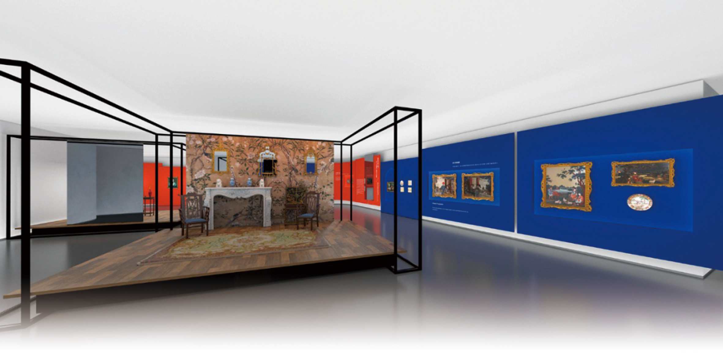 中央美术学院美术馆“闲步观妆——18、19世纪中国平板玻璃画研究展”虚拟展厅