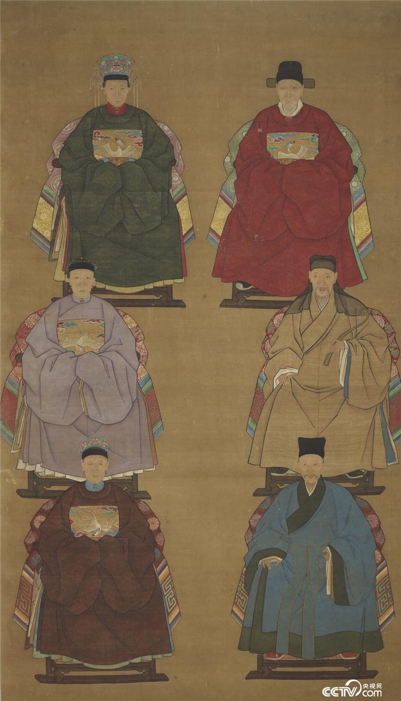 影像  佚名  绢本设色   年代不详 167cm×95cm 明代 中国美术馆藏