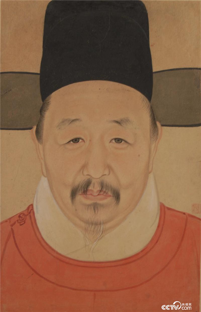 李太僕肖像  佚名  绢本设色45.4cm×26.4cm明代   南京博物院藏