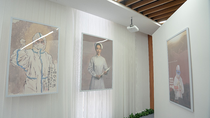 广州美术学院走进迪拜世博会主题活动迪拜分会场“艺齐抗疫”作品图片展