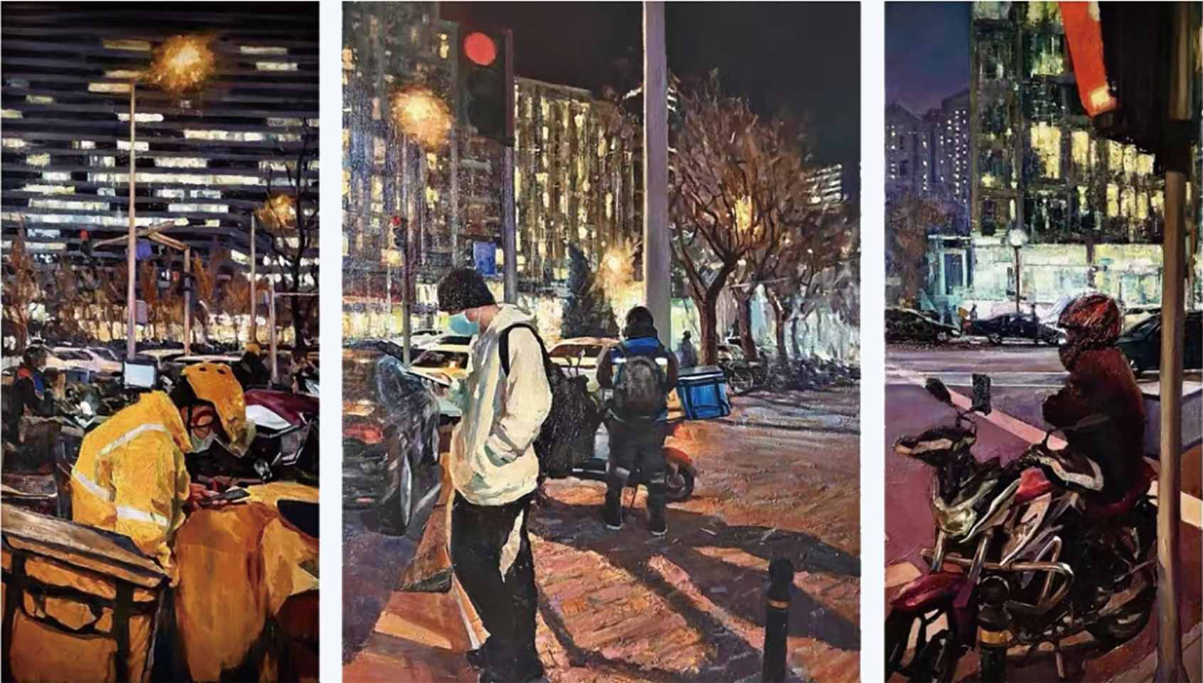 星夜（油画） 冯晓玮 中央美术学院