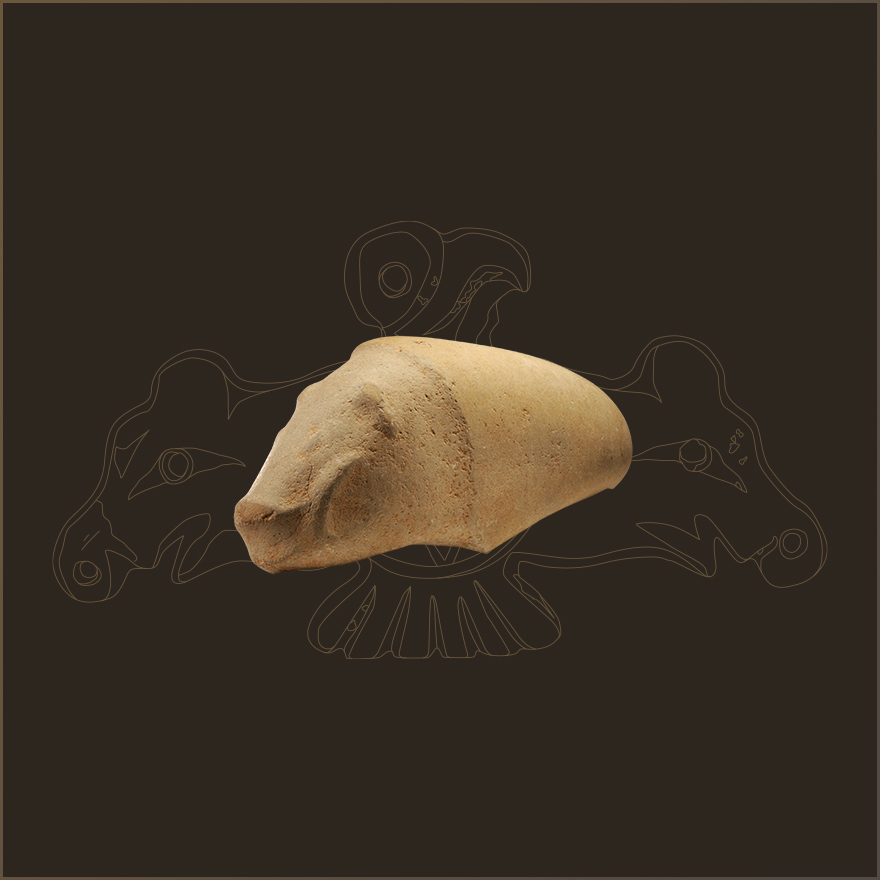 石猪，长75厘米、宽22厘米、高38厘米，重88千克|现藏于安徽省文物考古研究所