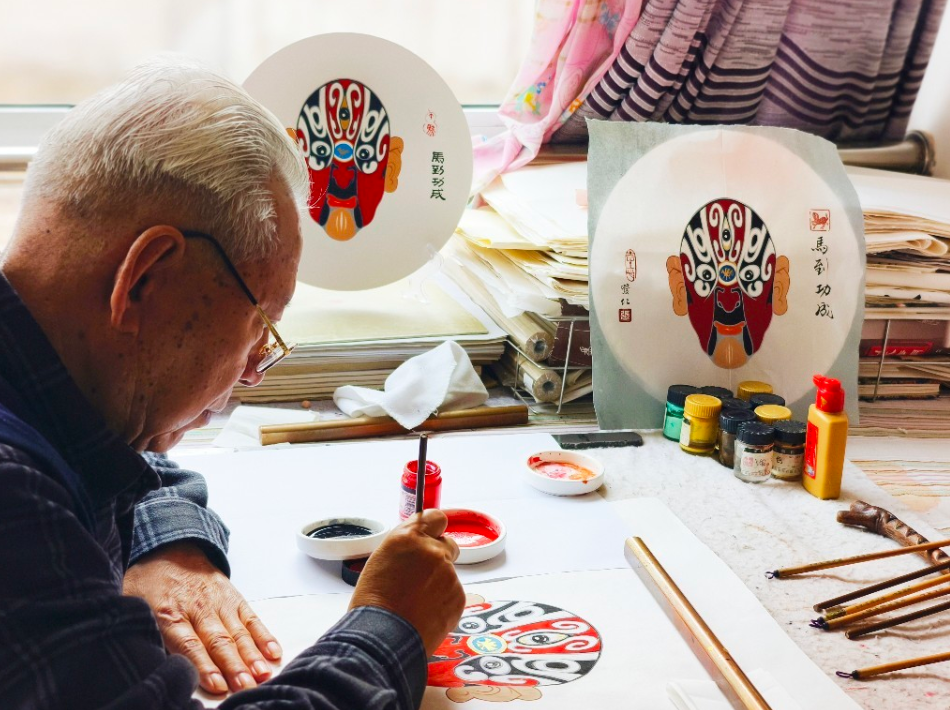 凉州脸谱&ldquo;吉祥马&rdquo;